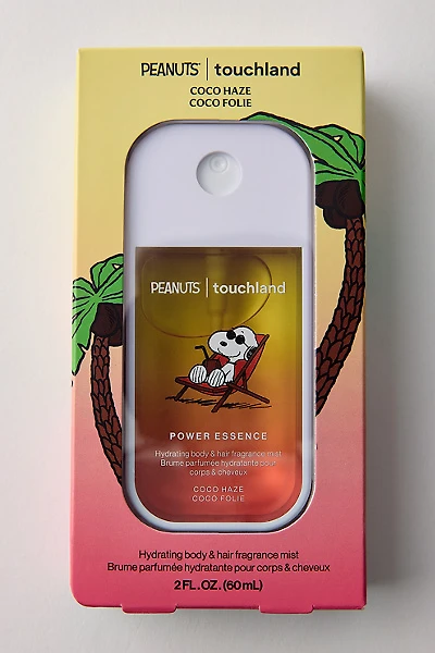 Touchland X Peanuts Power Essence Body & Hair Fragrance Mist