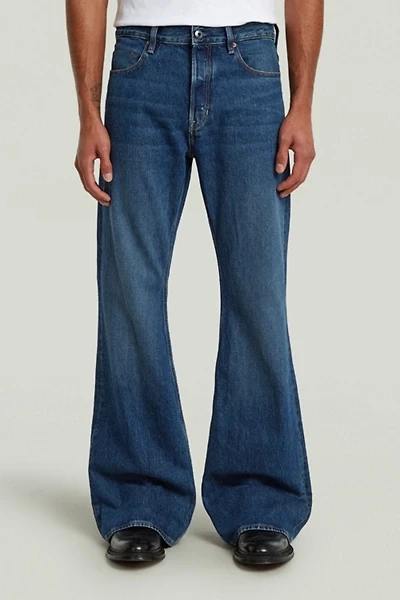 G-Star Triple A Ripped Flare Jeans