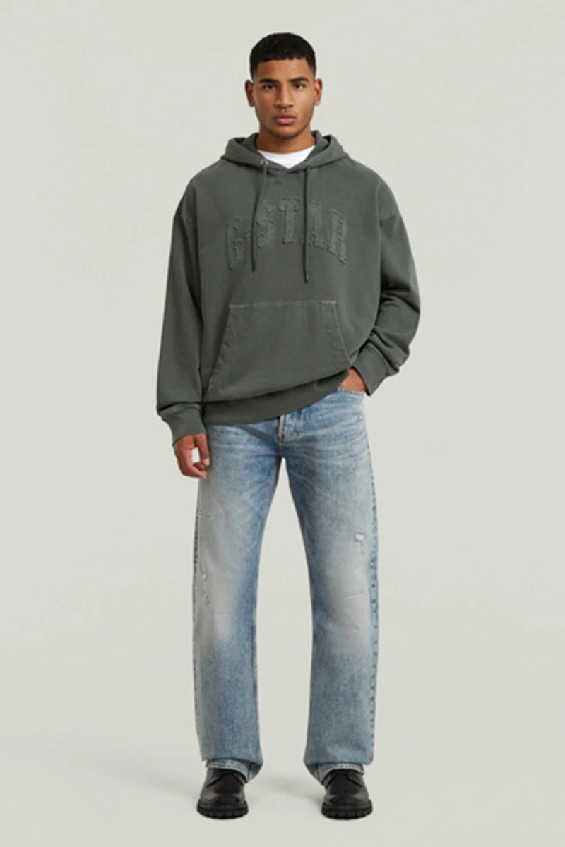 G-Star Applique Relaxed Hoodie Sweater