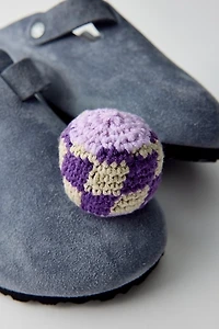 Checkered Crochet Footbag
