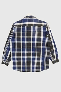 Vintage Heavyweight Flannel Button-Down Shirt