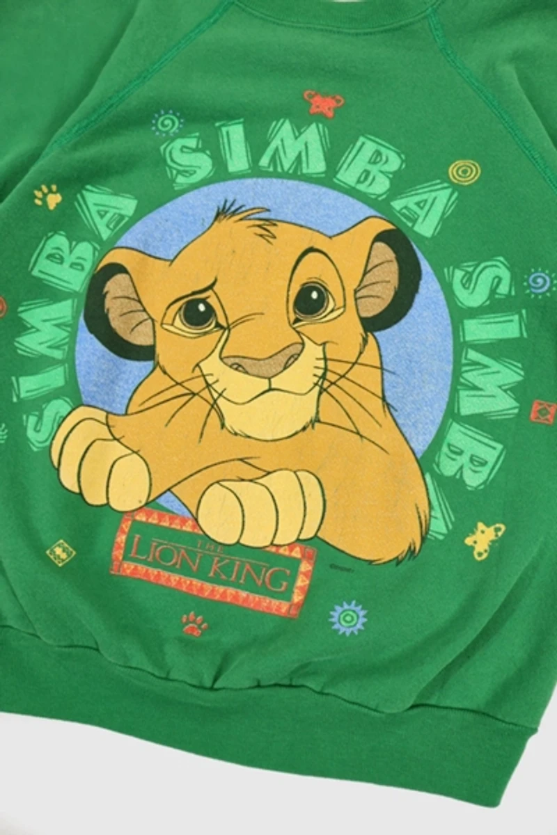 Vintage Lion King Simba Crewneck