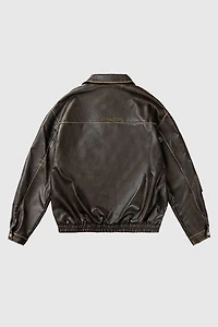 Aelfric Eden Vintage Faux Leather Jacket