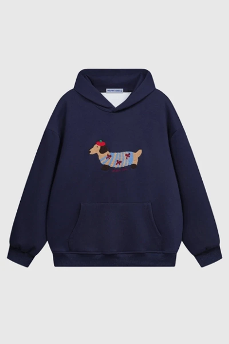 Aelfric Eden Cartoon Dachshund Hoodie