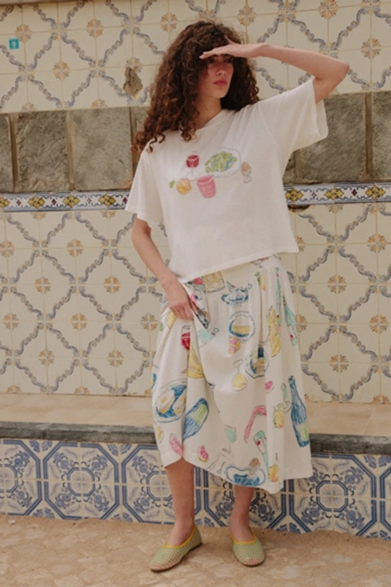 Lisa Says Gah Penny Midi Skirt