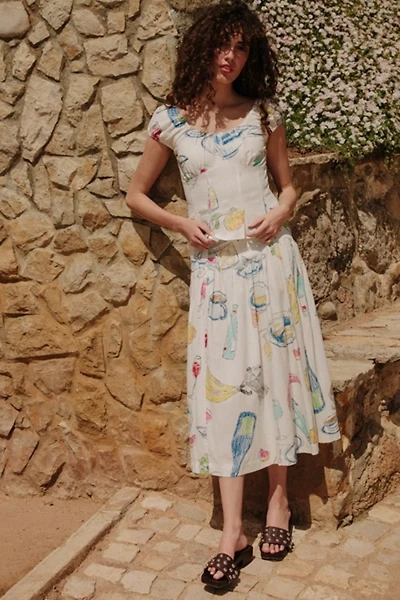 Lisa Says Gah Penny Midi Skirt