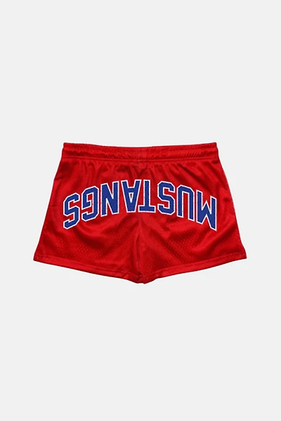 Upside SMU Mustangs Mesh Mini Shorts