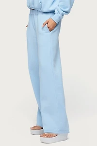 Edikted Core Stripey Wide Leg Sweatpants