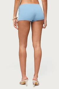 Edikted Nataly Button Knit Shorts