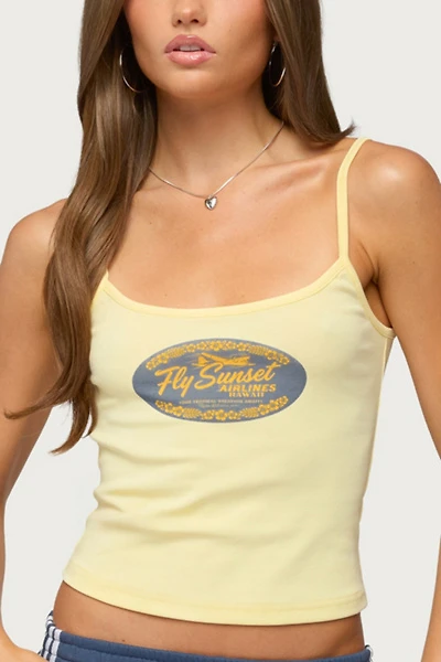 Edikted Hawaii Airlines Tank Top