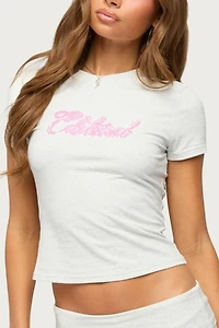 Edikted Wknd Sequin T Shirt