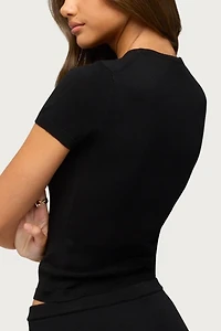 Edikted Vanessa Button Up Knit Top