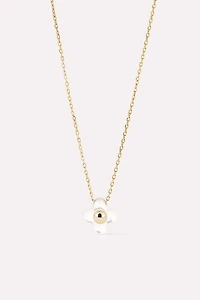 Ana Luisa Liora Pendant Mini Mother of Pearl Flower Necklace