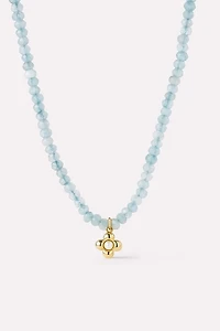 Ana Luisa Liora Blue Jade Bead Necklace