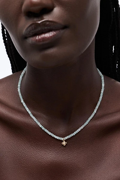 Ana Luisa Liora Blue Jade Bead Necklace