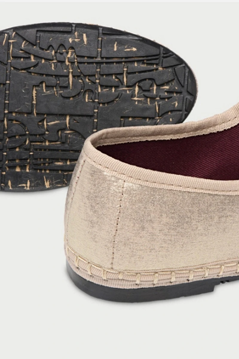 Flabelus Flor Silk Mary Jane Flat