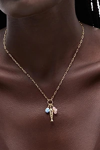 Ana Luisa Flora Charm Necklace Charm Necklace
