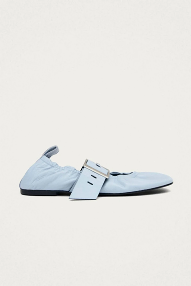 ALOHAS Sarea Leather Ballet Flats