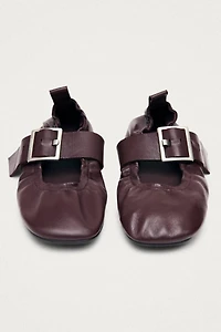 ALOHAS Sarea Leather Ballet Flats