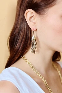 Petit Moments Fishbone Earrings