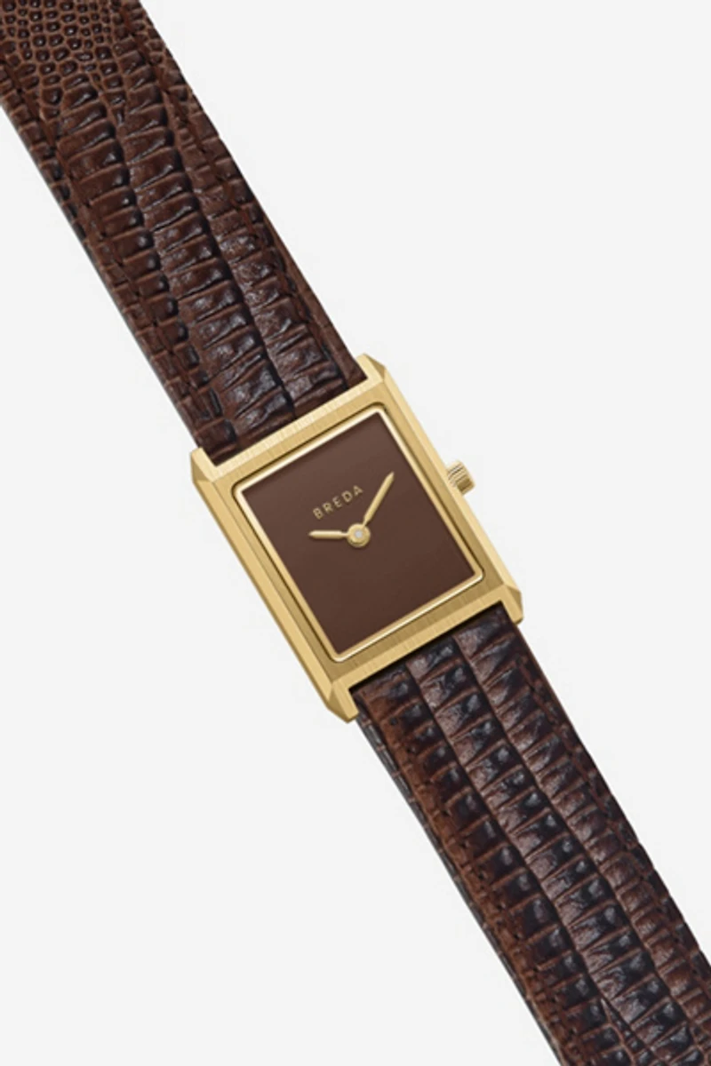 BREDA Virgil Small Leather Watch