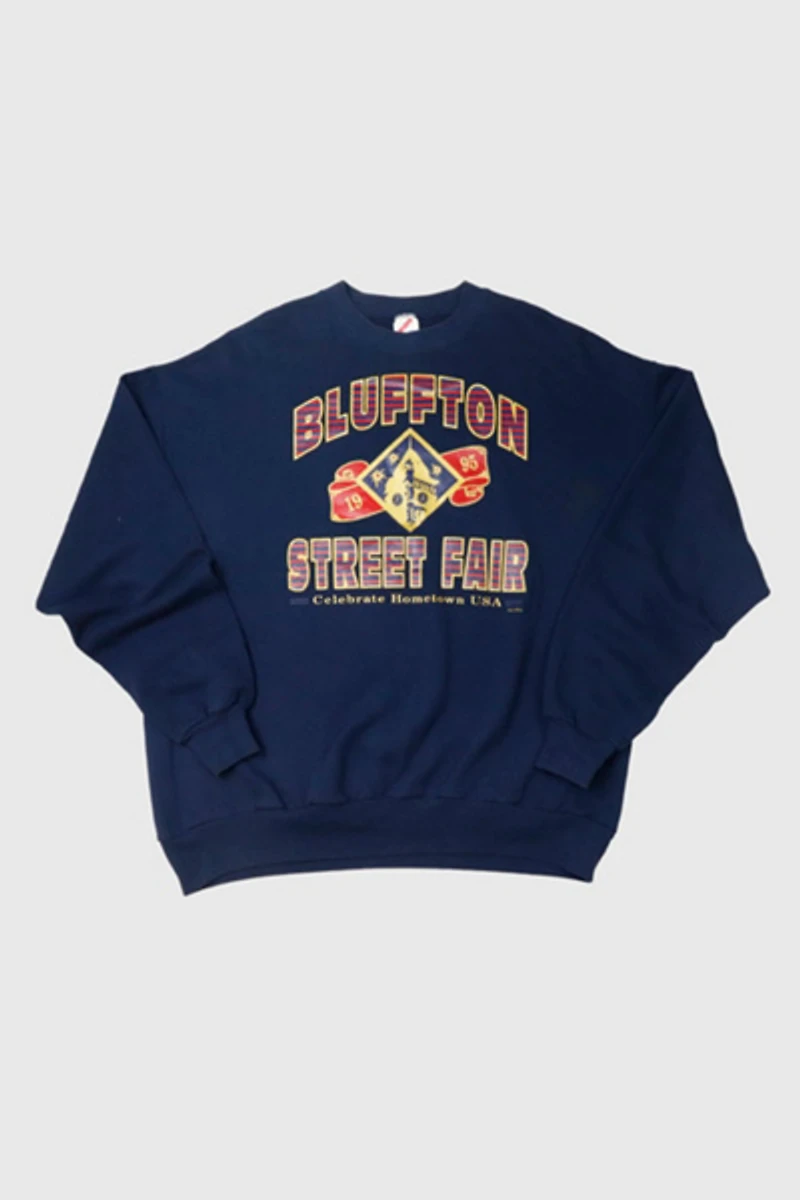 Vintage Bluffton Street Fair Crewneck