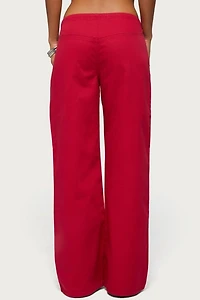 Edikted Kala Grommet Low Rise Baggy Jeans