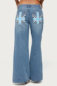 Edikted Uk Cutie Low Rise Baggy Jeans