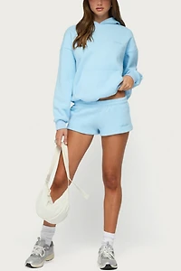 Edikted Basic Girl Low Rise Sweat Shorts