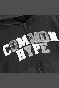 Common Hype Varsity Zip Up Hoodie