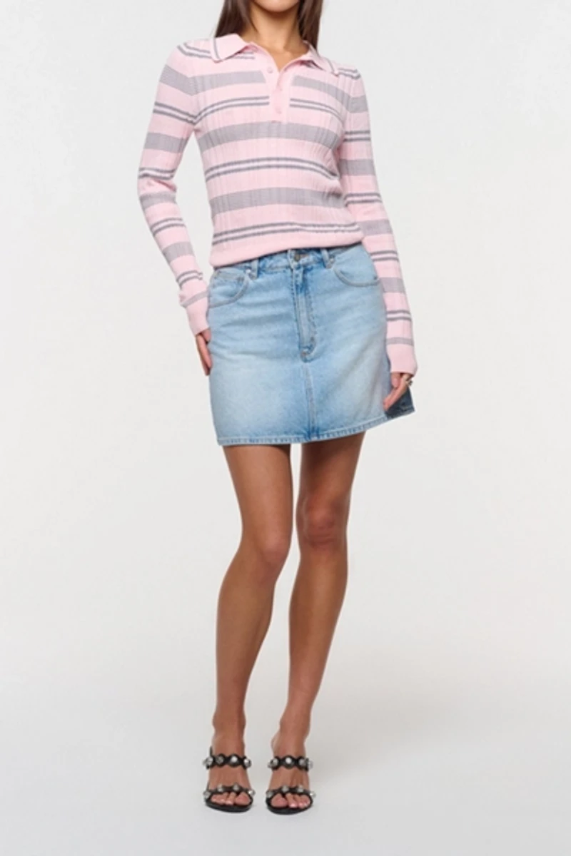 Abrand Kitten Long Sleeve Polo