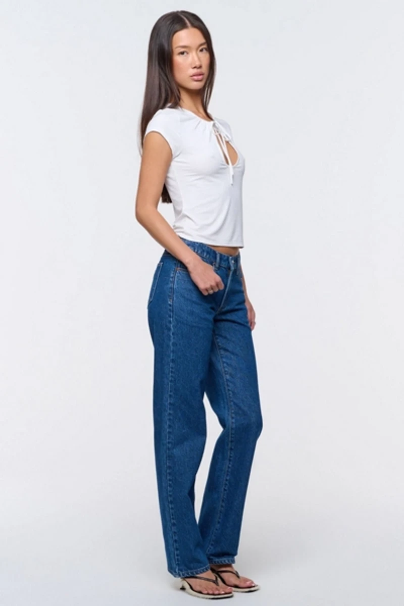 Abrand Sweetheart Keyhole Tee