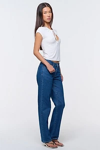 Abrand Sweetheart Keyhole Tee