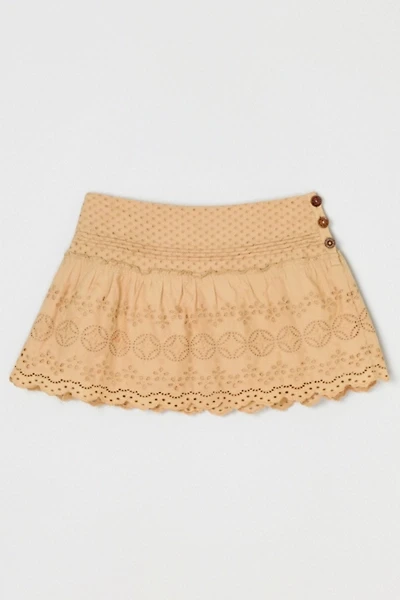 Vintage Y2k Lacy Layered Low-Rise Micro Mini Skirt