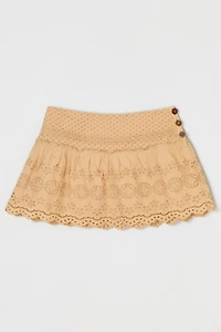 Vintage Y2k Lacy Layered Low-Rise Micro Mini Skirt