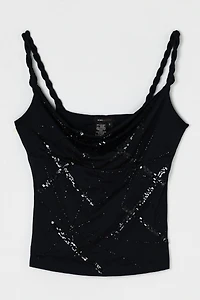 Vintage Y2k Sequined Top