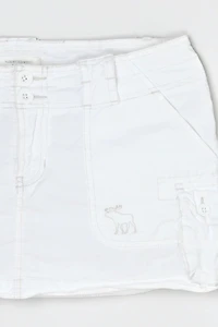 Vintage Y2k Abercrombie & Fitch Low-Rise Cargo Micro Mini Skirt