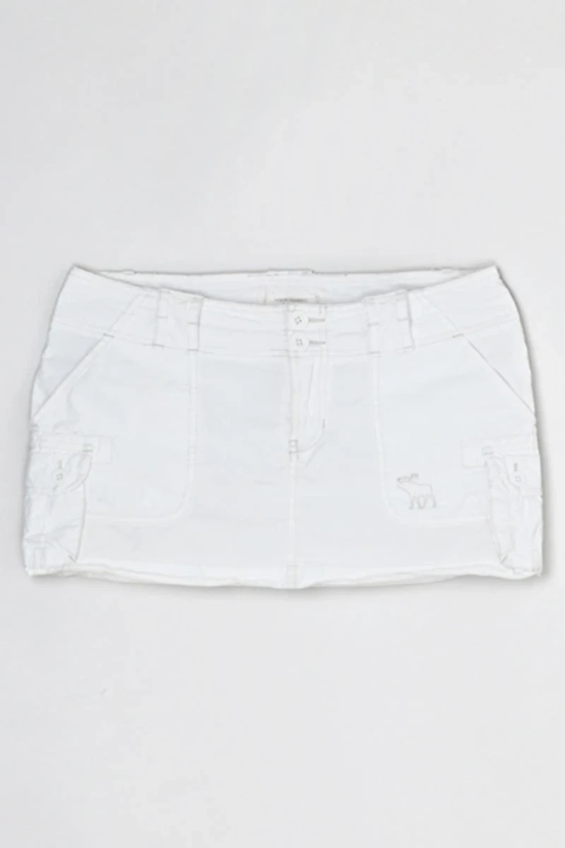 Vintage Y2k Abercrombie & Fitch Low-Rise Cargo Micro Mini Skirt
