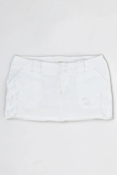 Vintage Y2k Abercrombie & Fitch Low-Rise Cargo Micro Mini Skirt
