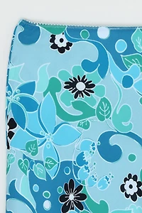 Vintage Y2k Tiered Printed Midi Skirt