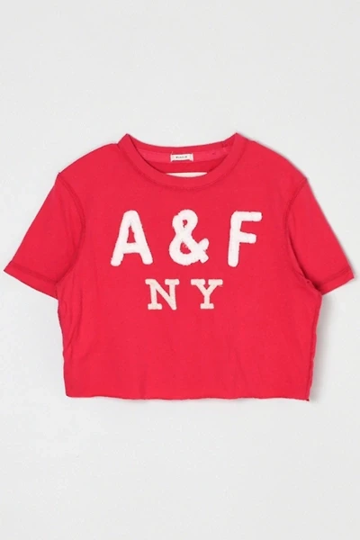Vintage Y2k Abercrombie & Fitch Cropped T-Shirt