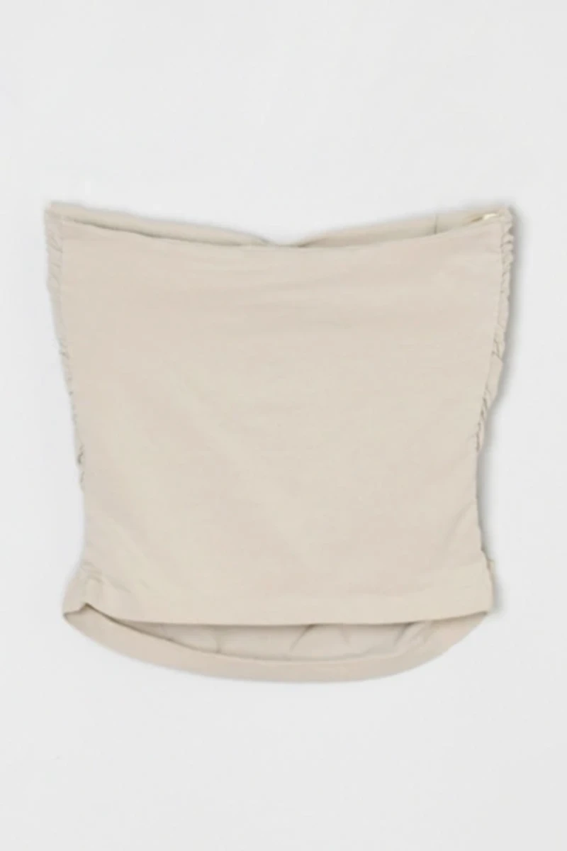 Vintage Y2k Tied Strapless Top