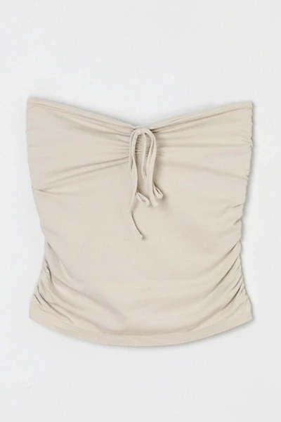 Vintage Y2k Tied Strapless Top