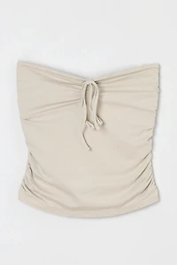 Vintage Y2k Tied Strapless Top