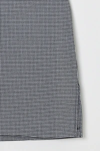 Vintage 90s Black & White Gingham Mini Skirt