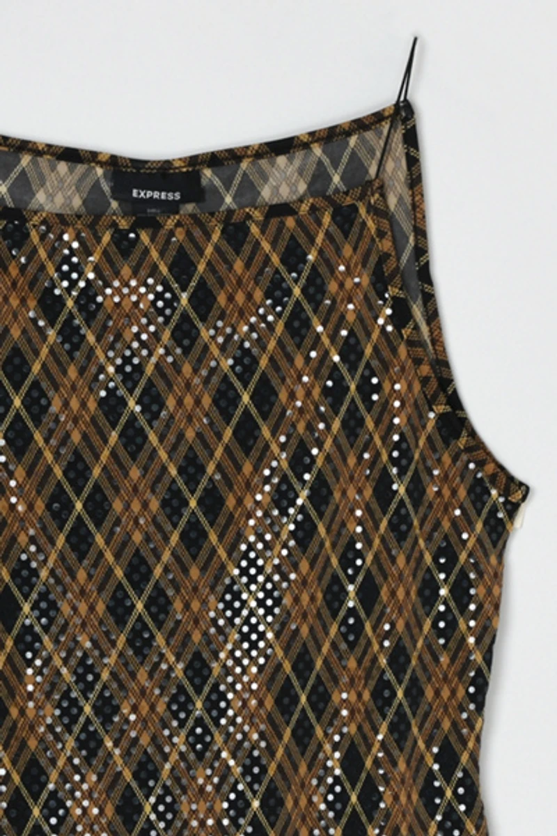 Vintage Y2k Shimmery Printed Top