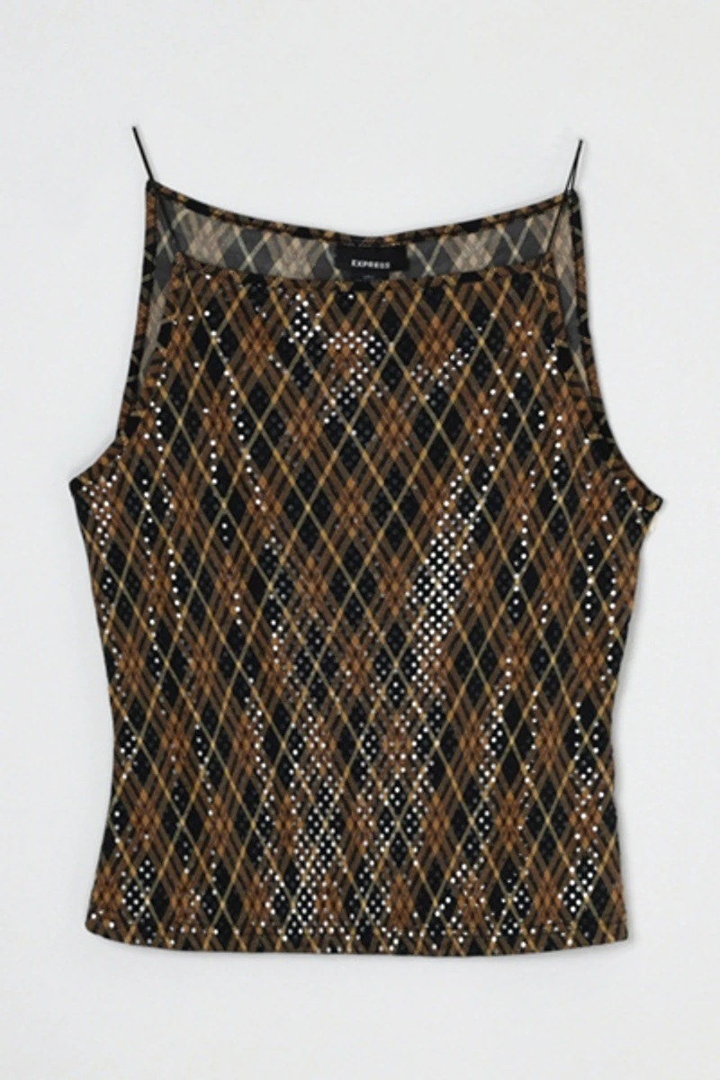 Vintage Y2k Shimmery Printed Top