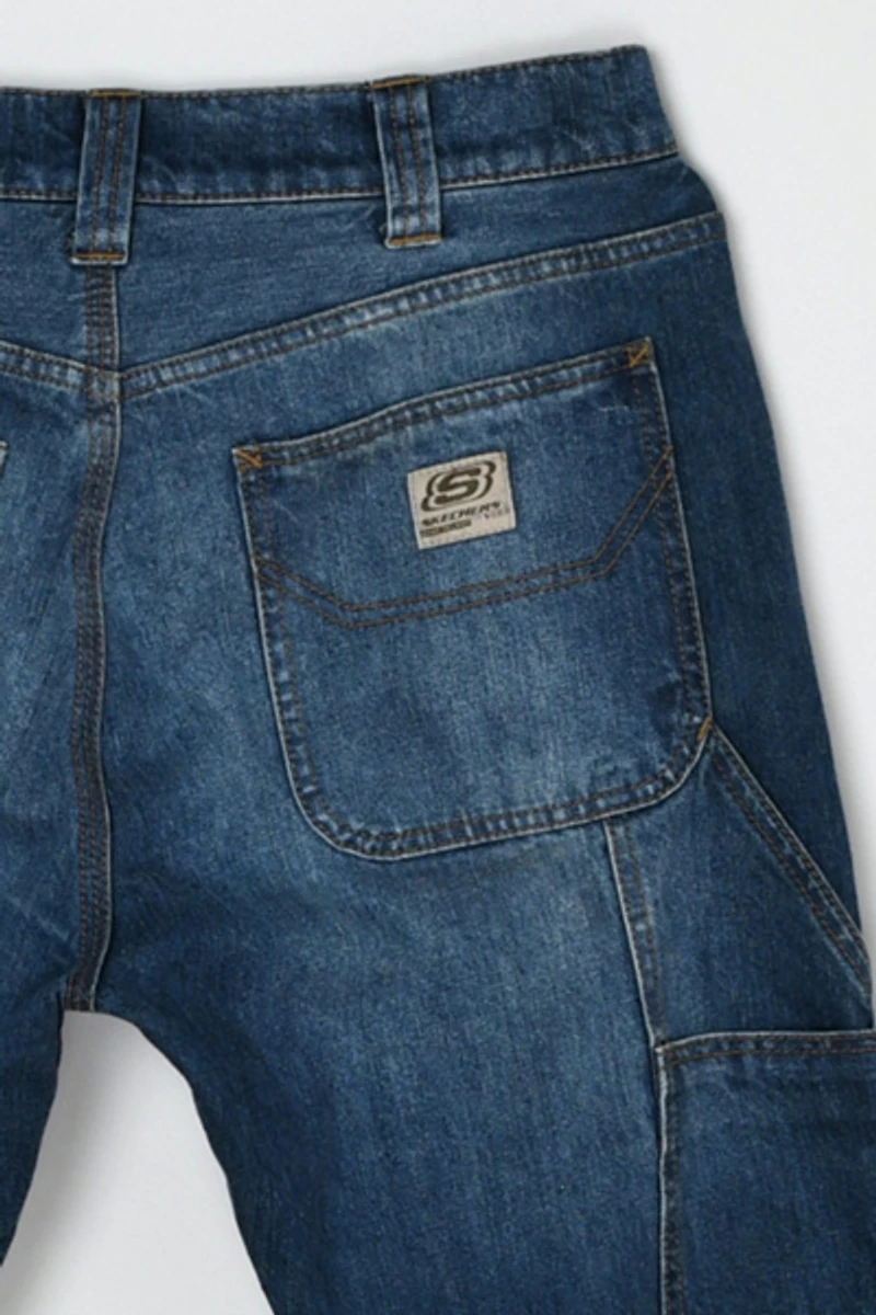 Vintage Y2k Skechers Wide-Leg Cargo Jeans