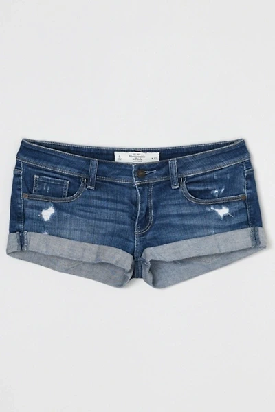 Vintage Y2k Abercrombie & Fitch Low-Rise Denim Shorts