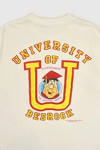 Vintage 1985 Flintstones University of Bedrock Tee